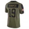 Dallas Cowboys Tröjor Amari Cooper 19 Nike 2021 Salute to Service - Herr